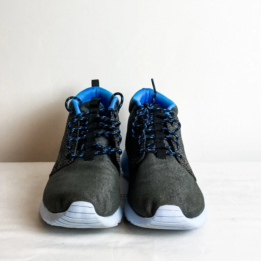 NIKE Roshe Run Mid City Pack Paris Sneakerboot Anthracite - Picture 6 of 11